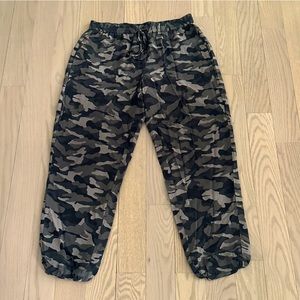 Joie Camo drawstring jogger pants Sz 10